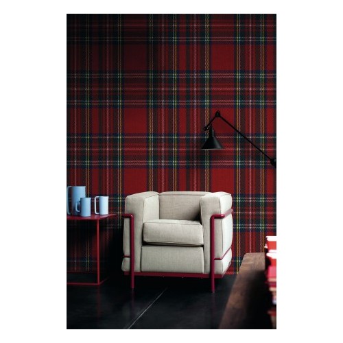 Inkioster Bianco Tartan Decorative Paper Vinyl