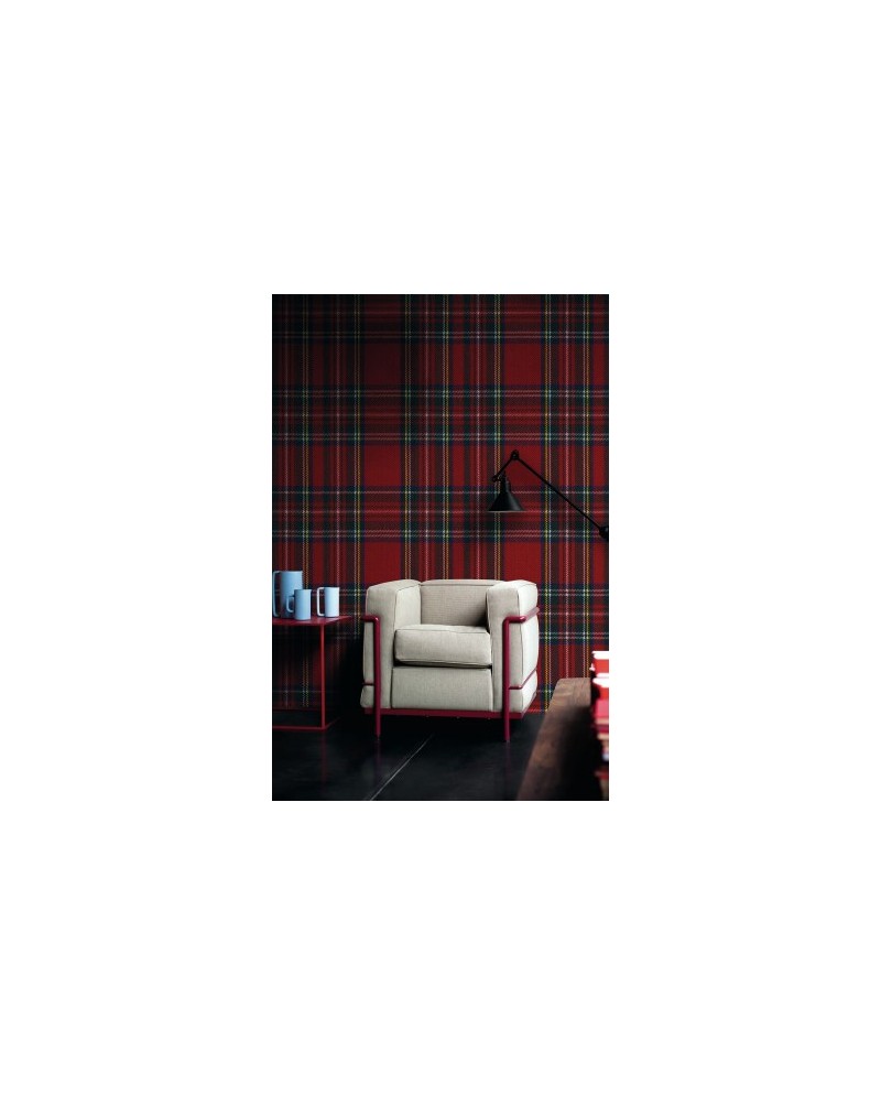 Inkioster Bianco Tartan Decorative Paper Vinyl