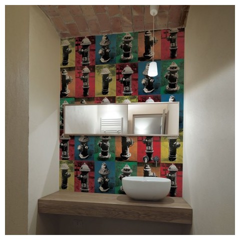 Inkioster Bianco Hydrant Decorative Paper Vinyl