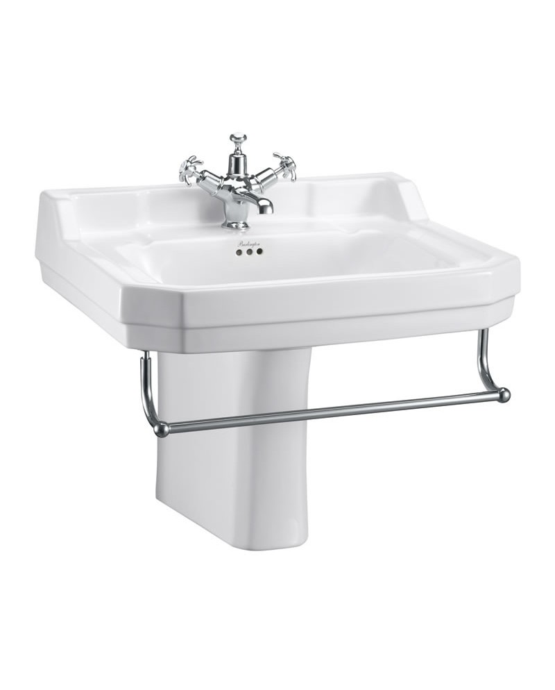 sink-rectangular-towel rail-Burlington-Edwardian-Terra-ceramic