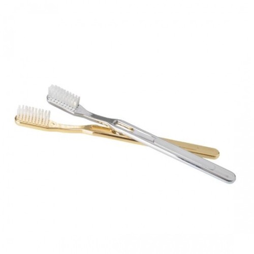 Gold toothbrush or Decor Walther chrome | Terraceramica