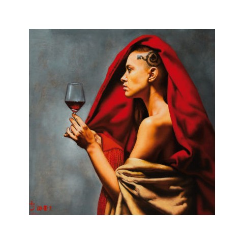 INKIOSTRO BIANCO WINE TASTING 1 PAPEL DECORATIVO VINILICO