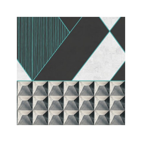 Inkioster Bianco Cement Diamonds Vinyl Decorative Paper