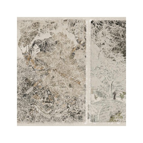 Inkioster Bianco Kabuki Decorative paper vinyl