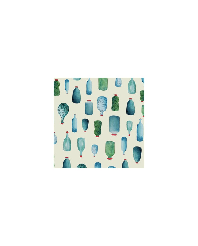 INKIOSTRO BIANCO BOTTLE FLY PAPEL DECORATIVO VINILICO