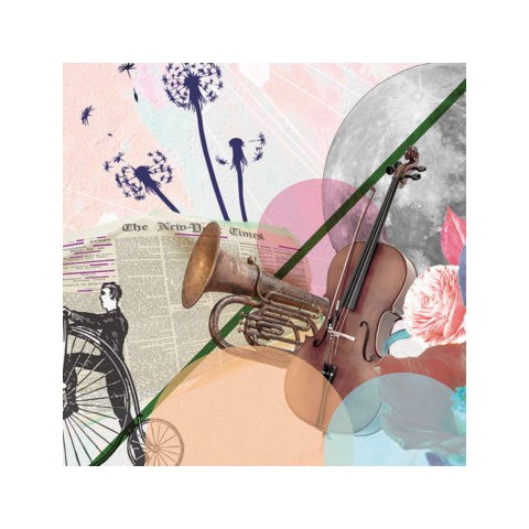 INKIOSTRO BIANCO JAZZ PAPEL DECORATIVO VINILICO