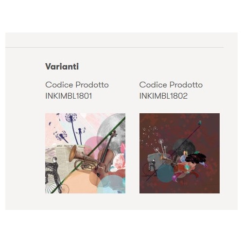 Inkioster Bianco Jazz Decorative Paper Vinilico