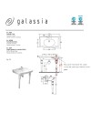 GALASSIA ETHOS LAVABO 102 cm