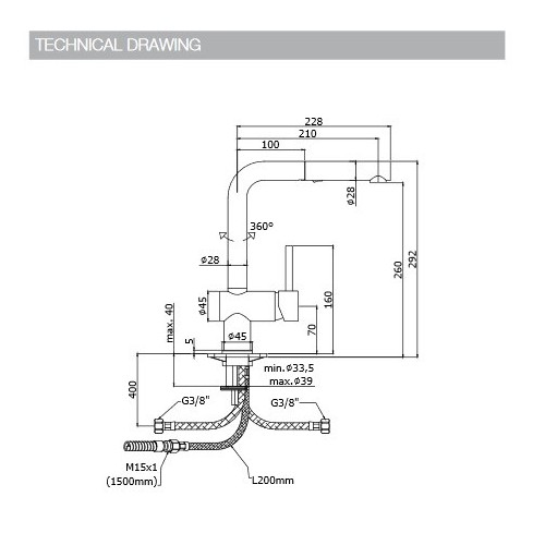 PAFFONI LIGHT EXCLUSIVE FABRIFIC KITCHEN (various finishes)