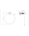 Gessi Pointing Towellero Aro (various finishes)
