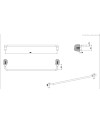 GESSI GOCCIA TOALLERO DE BARRA 60cm (VARIOS ACABADOS)
