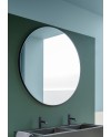 Round is a lacquered round mirror of the sky brand | Terracerámica