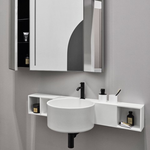 Sella is a suspended sink with sky structure | Terracerámica