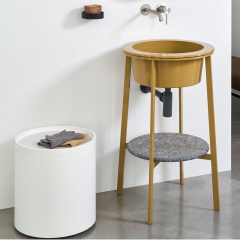 Catino Tondo es un lavabo con estructura de Cielo | Terracerámica