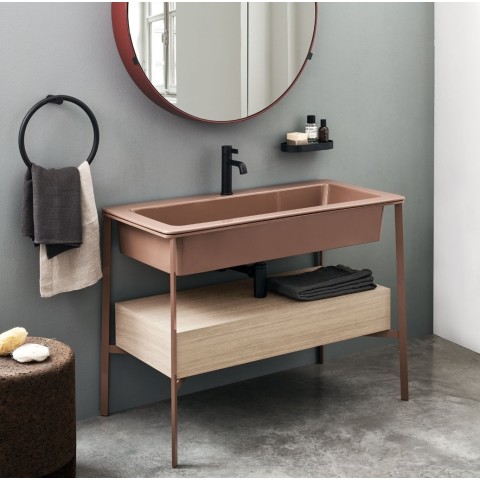 Catino Rettangolare es un lavabo rectangular de Cielo | Terracerámica