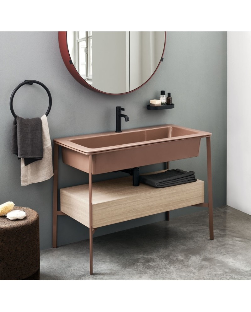 Catino Rettangolare es un lavabo rectangular de Cielo | Terracerámica