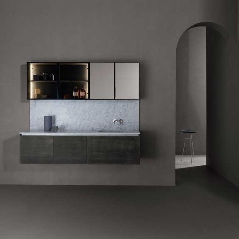 Mueble de baño de la serie Strato de Inbani | Terracerámica