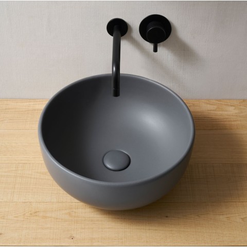 Shui Comfort es un lavabo redondo de colores de Cielo | Terracerámica