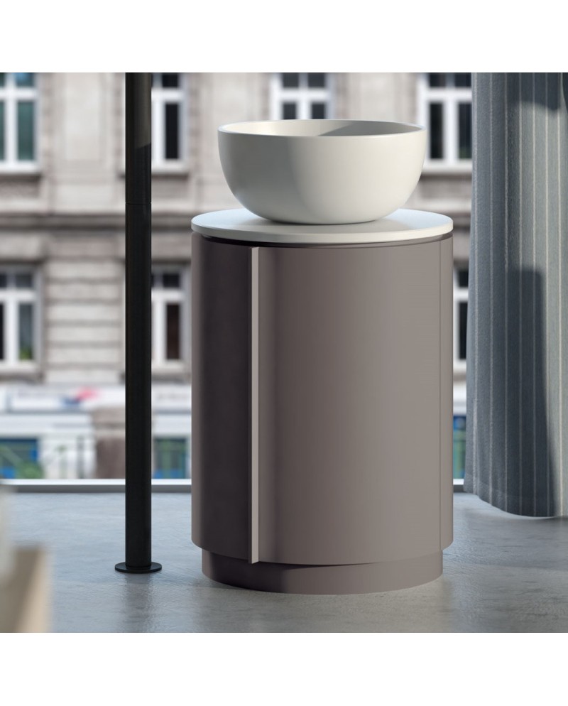 Tiberino de Cielo es un mueble contenedor con lavabo | Terracerámica