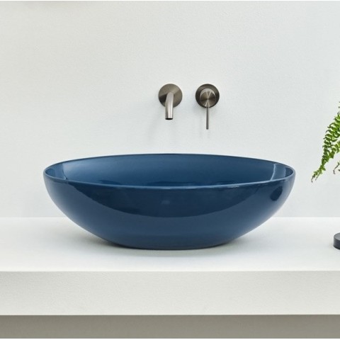It is a colored sky porcelain sink | Terracerámica