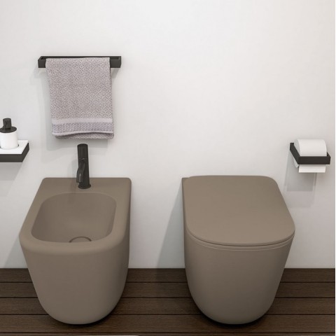 Era es un inodoro cerámico en colores de Cielo | Terracerámica