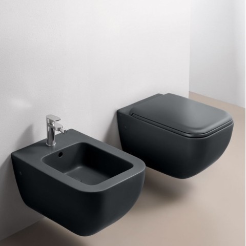 Shui Comfort es un bidé suspendido de colores de Cielo | Terracerámica