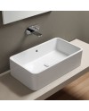 Shui es un lavabo rectangular de colores de Cielo | Terracerámica