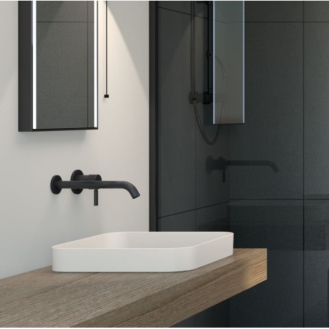 Enjoy es un lavabo encastrado de colores de Cielo | Terracerámica