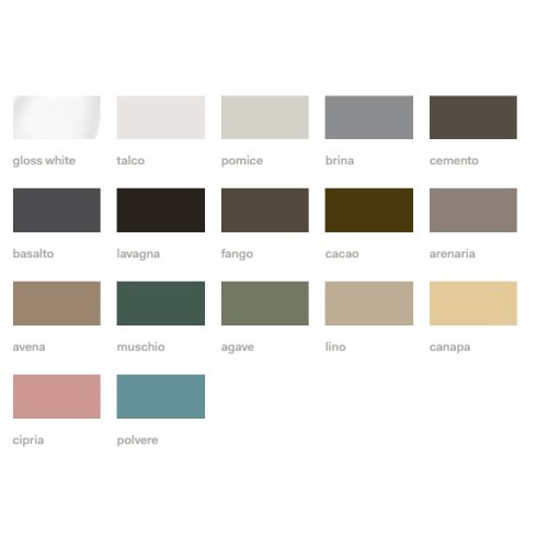 Enjoy is a basin low colored countertop of sky | Terracerámica