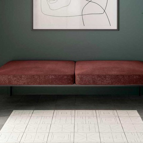 Puzzle Sketch Decor es un azulejo porcelánico de Wow | Terracerámica