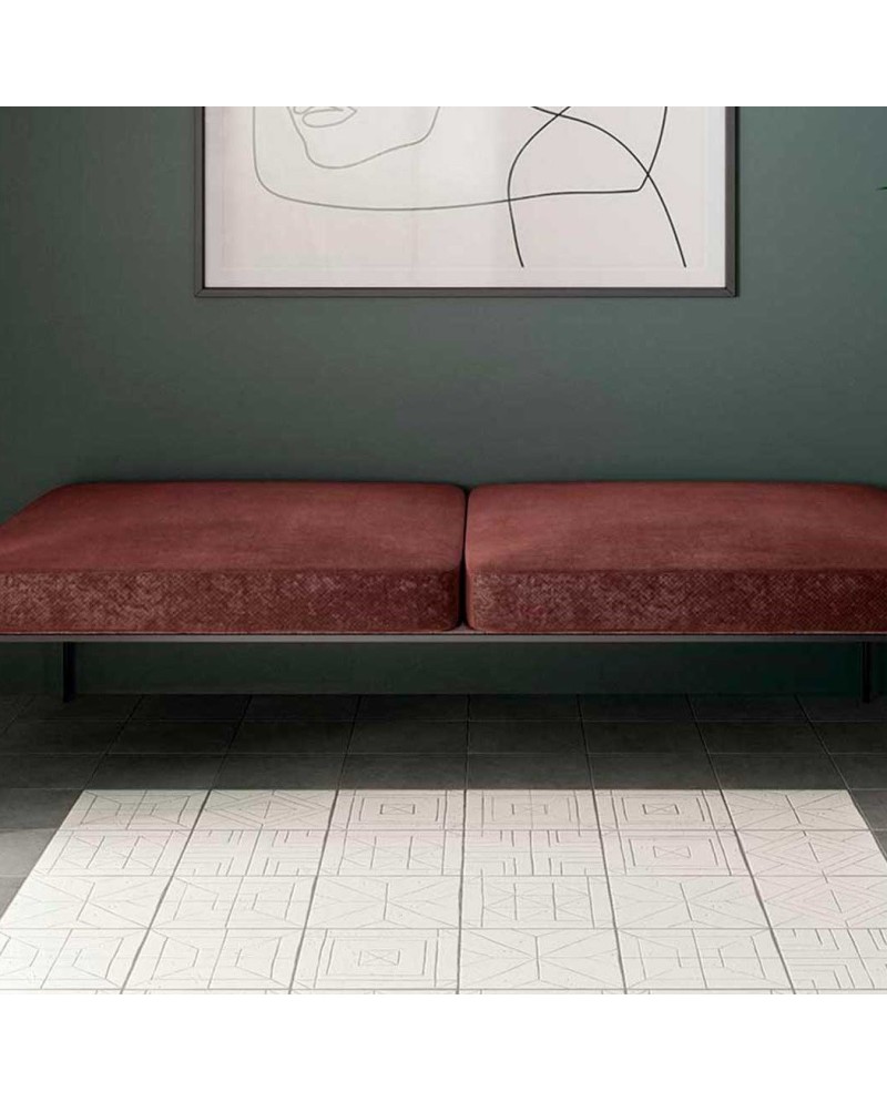 Puzzle Sketch Decor es un azulejo porcelánico de Wow | Terracerámica