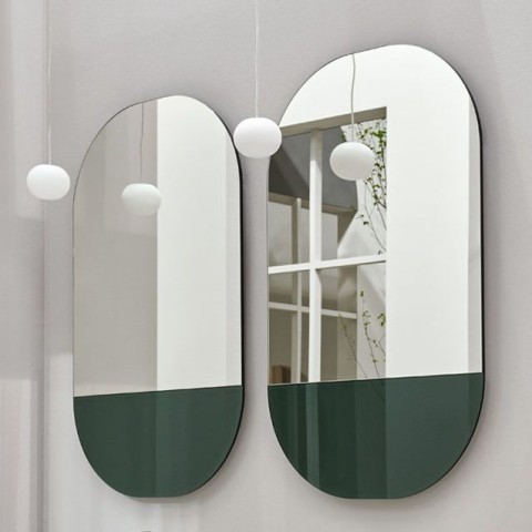 Eos es un espejo bicolor con luz de Cielo | Terracerámica