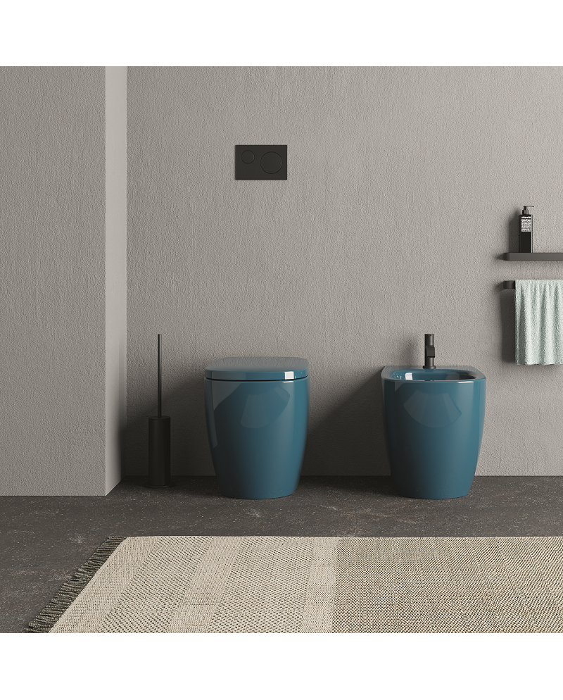 Nic ovvio es un bidé de porcelana a suelo en colores | Terracerámica