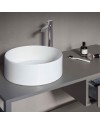 Nic Ovvio es un lavabo redondo sobrencimera en colores | Terraceramica