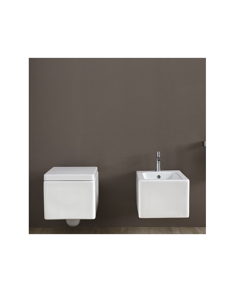 Cool es un bidé suspendido porcelánico de la marca Nic | Terraceramica