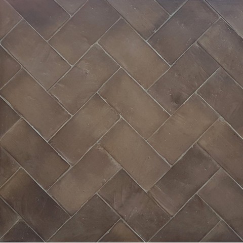 Baldosa en terracota gris hecha a mano | Terracerámica