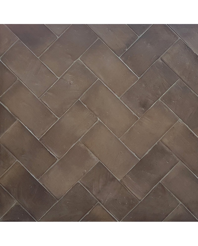 Baldosa en terracota gris hecha a mano | Terracerámica