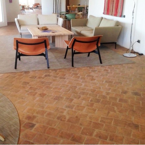 Baldosas terracota vulcano hechas a mano | Terracerámica