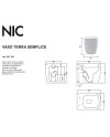 Semplice es un inodoro a suelo de la marca Nic | Terracerámica