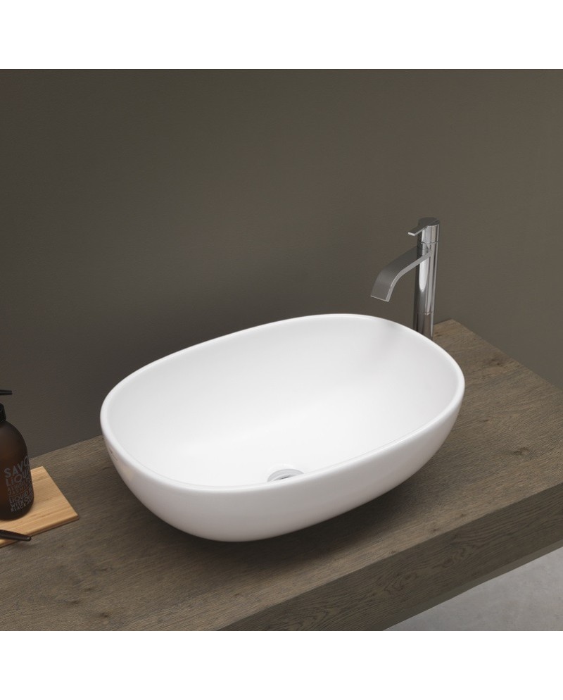 Nic MILK es un lavabo sobre encimera en colores | Terracerámica