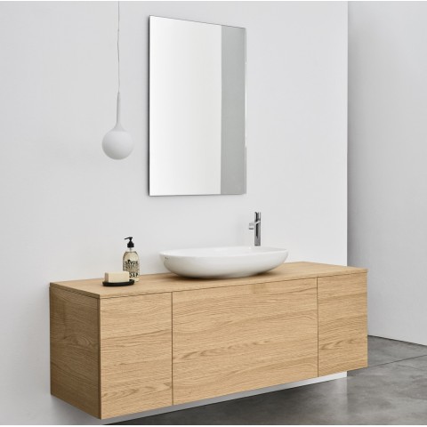 Nic MILK LIGHT, lavabo sobre encimera en colores |Terracerámica