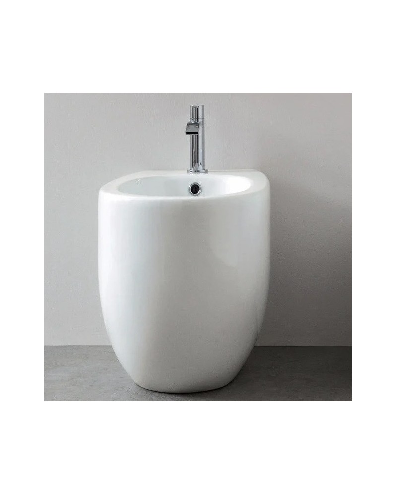 Milk es un bidé a suelo de Nic en colores | Terracerámica