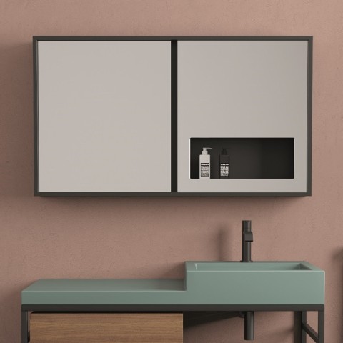 Case es un espejo estantería de la marca Nic | Terracerámica