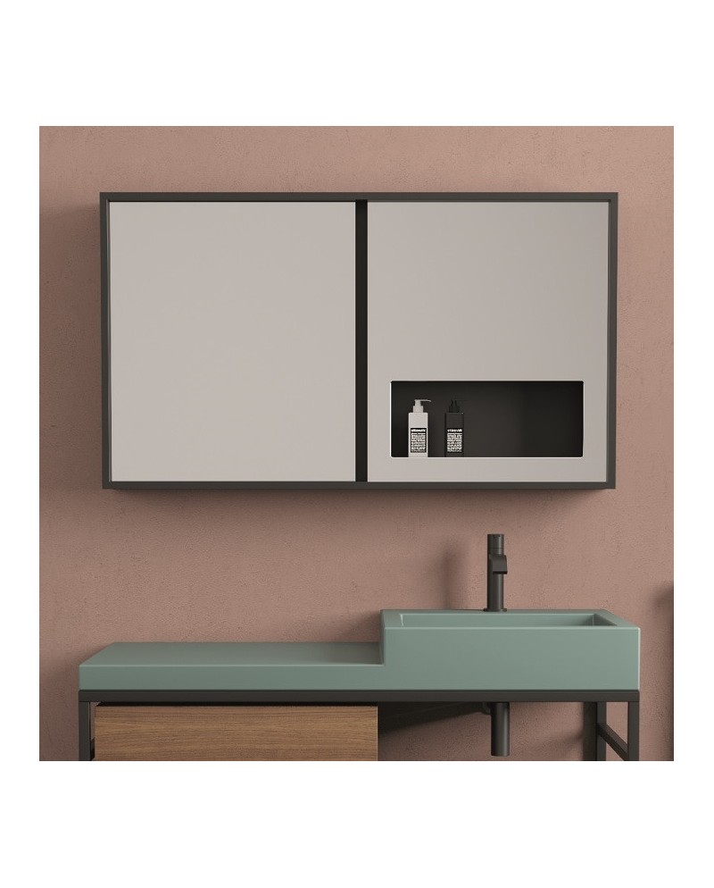 Case es un espejo estantería de la marca Nic | Terracerámica