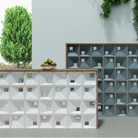 Celosía Castelo diseñada por Dsignio para Harmony | Terracerámica