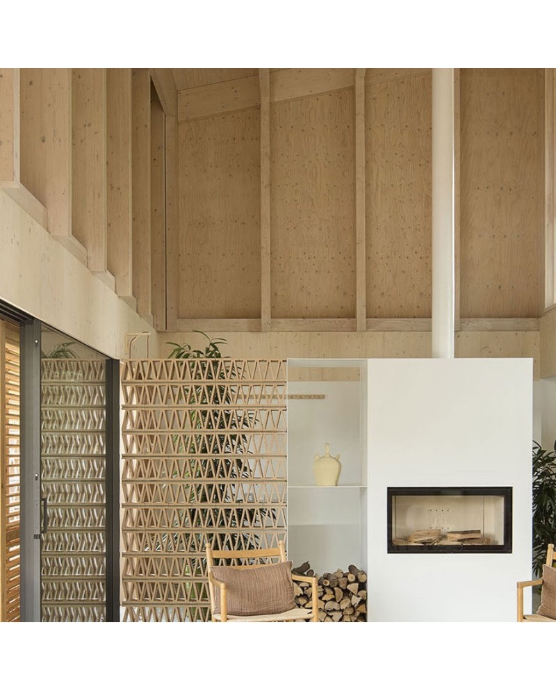 Montgrí es una celosía en terracota | Terracerámica