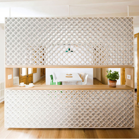 Celosía Empordà de barro extrusado | Terracerámica