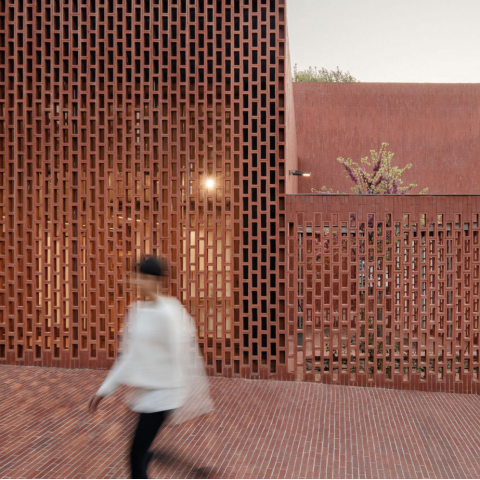 Celosía Rectangular en barro extrusado | Terracerámica