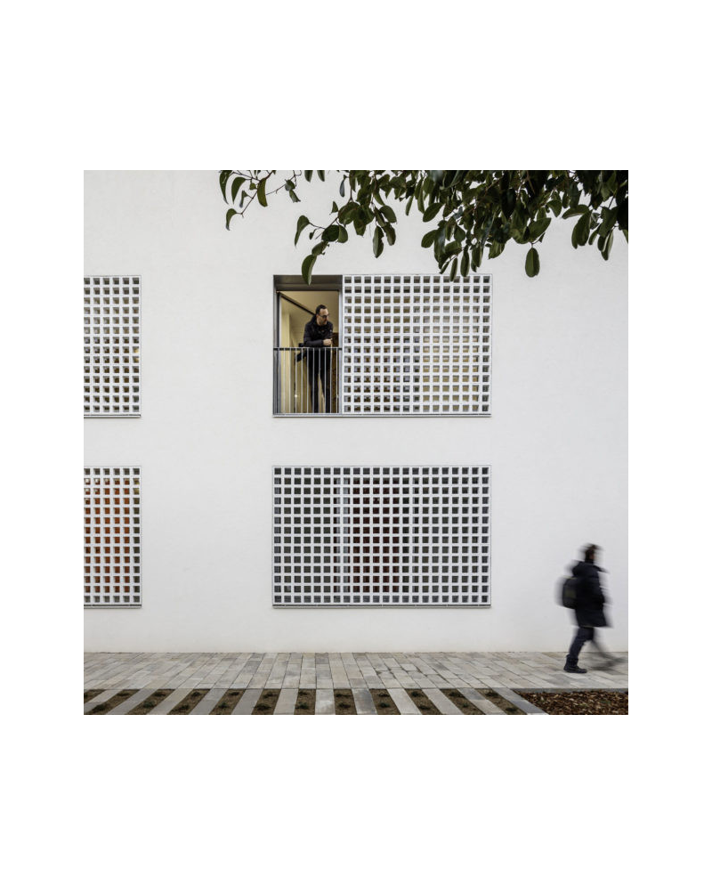 Celosia Cuadrada en barro extrusado | Terracerámica