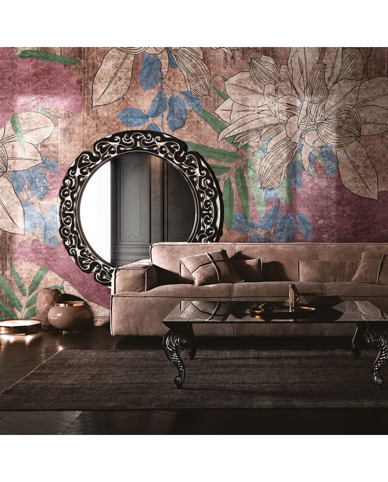 Goldenwall es un papel decorado de Inkiostro | Terracerámica